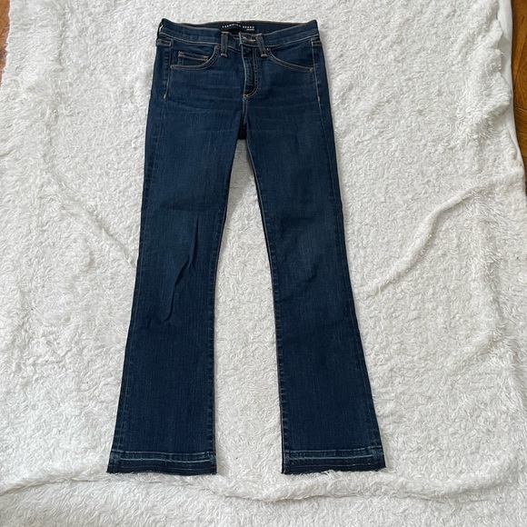 Veronica Beard Dark Blue Flare Jeans - Picture 1 of 13